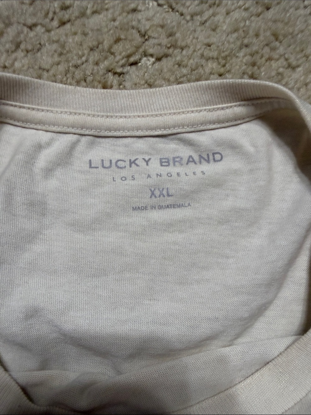 Lucky Brand Cream Graphic Floral Sun Tee - Picture 2 of 2